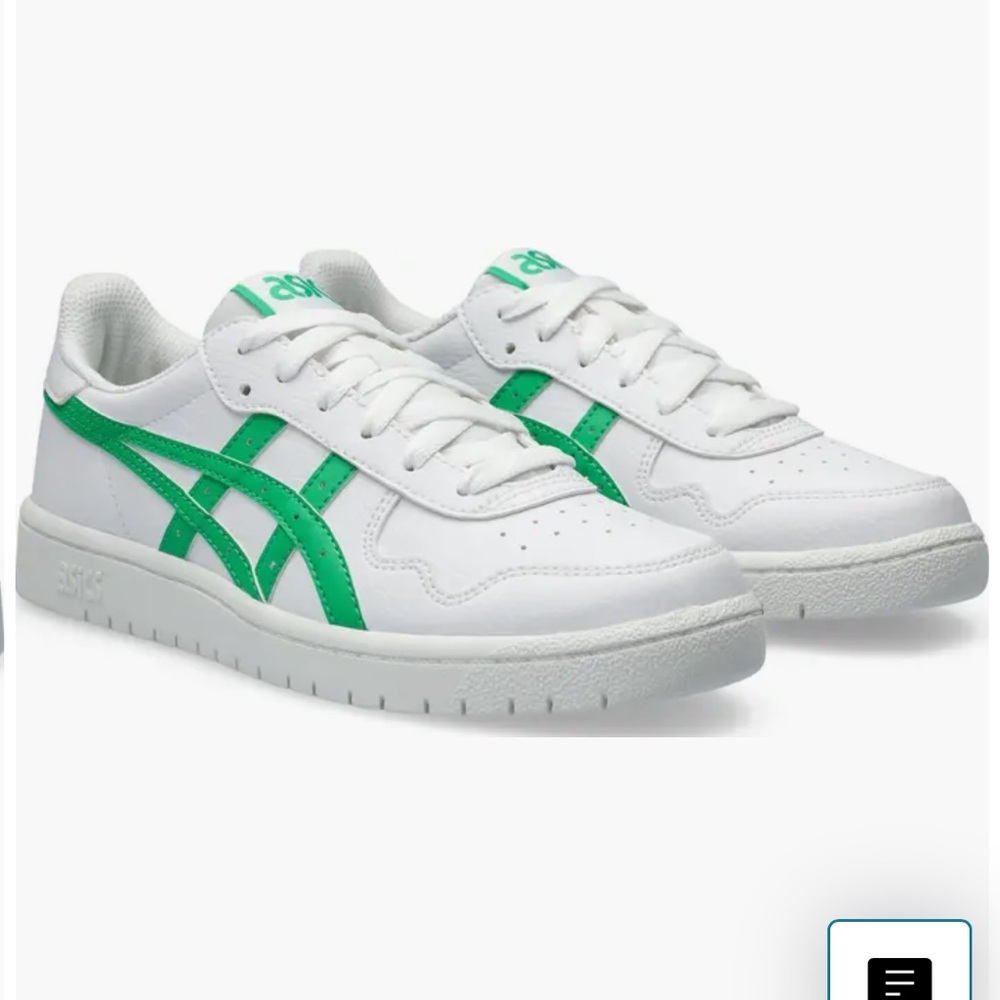 ASICS Japan S Sneaker in White and Green